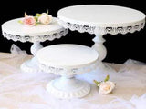 Cake Stand European Style Metal Cupcake Stand for Wedding Party Milk Tea Shop Birthday Party White V1294-YM0512-3118220299111
