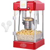 VEVOR Popcorn Popper Machine Tabletop Popcorn Maker 300W 2.5 Oz Red V952-TSBMHJHS25OZ32RWAV3