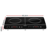 Devanti Portable Induction Cooktop 60cm Portable Cooker 15A Plug CT-IN-D-YL-DC05