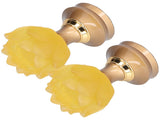2 Set LED Buddhist Light Yellow Buddha Lamp Adjustable Buddhist Flower Light Buddhism SupplyAU Plug V1294-YM0710-3115210177113