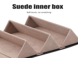 Multi Slot Sunglasses Organizer Foldable Glasses Jewelry Storage Box Portable PU Leather Eyeglasses V1294-YM0715-10328168