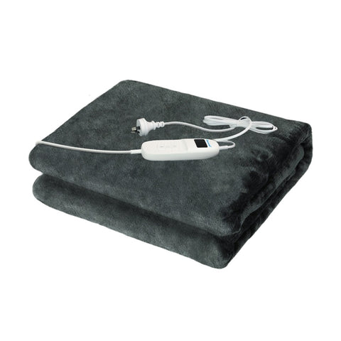 DreamZ Electric Throw Blanket Heated Timer Bedding Washable Warm Winter Snuggle ELBK1008-DG