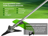 (2-Set) 10" x 3 Teeth Carbon Steel Brush Cutter with Washers - 2 and 2 Washers V1258-DP02-C-906