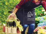10Piece HeavyDuty Gardening Tools Set, Complete Garden Hand Tool Kit with Storage Tote Bag, V1188-MS-901-007