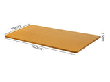 Levede Desktop For Motorised Adjustable Black 140X70CM Natural DH1048-140-NT
