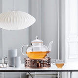 1Pc Metal Teapot Warmer Coffee Color for Tea Heating and Coffee Shops V1370-AZ4-15359