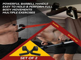 1 Pair Neutral Grip Pull Up Handles Ergonomic 45 90 Degree Barbell Grips Black V1308-DSZKI-505