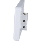 C2000 Series Single Switch Socket Outlet with Removable Extra Switch, White Electric V1202-V1-CLIC2015XWE