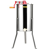 Manual Honey Extractor, 3 Frames Honey Spinner Extractor, Stainless Steel Beekeeping Extraction, V952-SDYMJBXGYC153X6H5V0