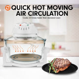 Pronti 17L Family Turbo Convection Oven Broiler Cooker - A15 White OVN-17L-A15-WH