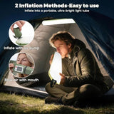 Inflatable Solar Camping Lantern, 23.6in LED Camping Light Tube USB Rechargeable Tent Light, V1107-132-83551