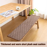 Beige Bench Cushion Pad, Non Slip Plush Sponge Seat Mat for Indoor Outdoor Patio Swing, 11.81 x V1188-MS-721-178