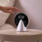 Lexon Conic Radio Alarm Clock With Fm & Built-In Bluetooth Speaker - Alu Polish V398-LD-LR156GA3