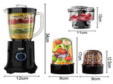 Four-in-One Electric Food Processor Blender with Multi-Function Cups for Juicing, Meat Grinding, V1341-ZY-LNSPSADA-BLACK