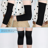 4 Pairs Arm Shaper and Thigh Slimmers Set, Elastic Compression Arm Shapers Upper Arm Sleeve V1188-CYX-J02-2704