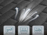 Black Back Seat Cover, Rear Car Seat Cover for Cars Truck SUV,Seat Covers with Storage Pocket,Bottom V1258-DP02-WO-237