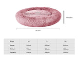 PaWz Pet Bed Memory Foam Dog Donut Pink Large PT1219-L-PK