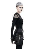 Steampunk PU Leather Waist Adjustable Waist Size with Rivet Detailing, Versatile as a Retro Leg V1232-SYB001