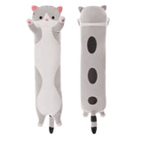 Long Cat Plush Pillow Cat Plush Toy PP Fabric Pillow Soft Cat Pillow Cat-Themed - Pink - Size 51.2 V1107-115-50779-PNK5
