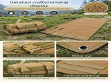 Green Waterproof Camping Ground Mat 200 x 75 cm High Density Oxford Fabric, Roll Up Portable V888-ELOSUNG58061