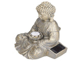 Home Buddha Garden Light Solar Powered Zen Buddha Garden Statue for Yard Garden Patio Deck V1294-YM0523-3117210197611