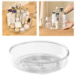 Round Makeup Organizer Countertop Rotating Clear Nordic Style Cosmetic Storage Box V1294-YM0901-3117240232711