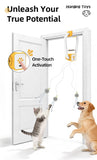 Interactive Cat Toy Electric Cat Teaser Remote Control Cat Toy Door Clip Cat V1107-139-30480