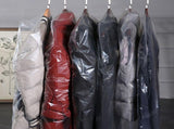 50Pcs SeE Through Clothes Dust Bags Dry Cleaning Garment Clothes Covers V1294-YM0901-JY36114-02