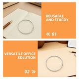 12Pcs Metal Loose Binder Rings Plated Silver Openable Book Rings for Office Scrapbooks and V1369-AZ3-W-22750