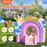 Inflatable Bounce House, Indoor Outdoor Playhouse Trampoline, Kid Jumping Bouncer with Blower, V952-CQCBBHYC6PFMU2TRRV3