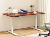 Artiss Standing Desk Motorised Electric Dual Motor 120CM Walnut HASD-B-M10-WHDF-WADB-120