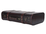 Portable Antique Suitcase Wooden Case Photography Props Craft Decoration Box Ornament V1294-YM0901-3115200144711