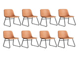 Levede 8x Dining Chairs Kitchen Table CH1111-2-BRX4