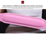 Size M Pink Professional Weightlifting Belt with Sponge Padding for Deep Squat Deadlift - Men V888-ELOSUNG17272