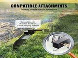 Tow Behind Landscape Rake, 1.5m Tow Dethatcher with 21 Steel Coil Tines, Lawn Dethatcher Rake V952-ZXSCJ60BDSDLG2B3EV0