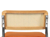 Levede 2xRattan Chair Dining Chairs Orange CH1108-2-BR