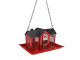Bird Feeder House for Outside Mesh Wild Bird Feeder Large Capacity Weatherproof Bird Feeding Station V1294-YM0901-3111250005811