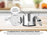 Orku 17L Gravity Benchtop Water Filter System - Stainless Steel V238-SUPDZ-41002478370896