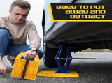 8 Pieces RV Stabilizing Jack Pads Camper Jack Pads RV Leveling with Handle Camper Stabilizer V1258-DP02-C-3069