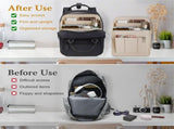 Backpack Organizer Insert Bag in Bag with Multiple Pockets, Space Saving for Backpacks and Handbags, V1237-ZY-924-087