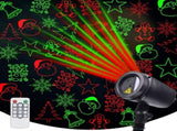 Christmas Laser Projector Light with 12 Dynamic Red & Green Patterns, IP44 Waterproof for Outdoor V1341-ZY-CV7SJYTQ-MULTICOLOR