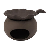 Ceramic Tea Roaster Loose Leaf Tea Warmer Tea Fragrance Roasting Baking Pot with Stainless Steel V1294-YM0706-3118230212611
