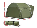 Weisshorn Camping Tent Car SUV Rear Hatchback Tents Canopy Portable Outdoor Family green XFEL-TENT-CAR-GN