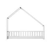 Artiss Bed Frame Wooden Kids House Single Frame White PAVO WBED-PAVO-S-WH-AB