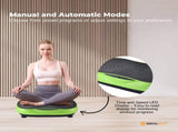 Social Hike 55cm Vibration Plate Machine Full Body Exercise Platform 200W Green V238-SUPDZ-42099485868112