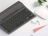 Black foldable wireless keyboard, Broadcom Microchip, US layout keyboard, iOS compatible keyboard, V1347-888-BLA-22349