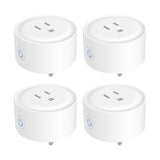 4 Pack Smart Socket 2.4GHz WiFi Only TY APP Remote Smart Sharing 10A Smart Plugs with Voice V1294-YM0901-HS7082