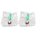 2Pcs 20L Folding Water Bucket PVC Portable Transparent Water Container with Spigot for Camping V1294-YM0523-3111210337211
