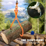 Log Skidding 81.3cm 2 Claw Log Lifting Heavy Duty Rotating Steel Lumber Skidding V952-YMQZQ32YC2ZK2CS2WV0