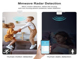 4Pack WiFi Human Presence Sensor Smart Motion Sensor with App Notification Alerts, mmWave Radar V1107-CS-RKVHSJ35